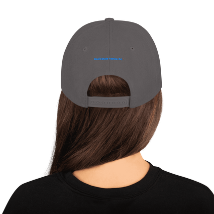 Montenegro Snapback Hat Real Estate Partner24 with 3 Logos.