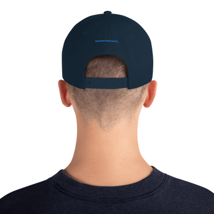 Albania Snapback Hat Real Estate Matching24 with 3 Logos