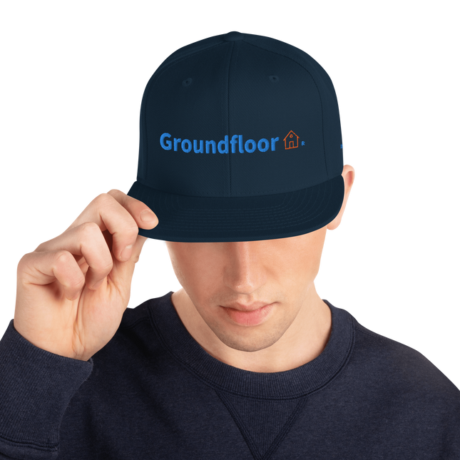 Lithuania Snapback Hat Groundfloor with 3 Logos.