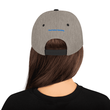 Denmark Snapback Hat Real Estate Matching with 3 Logos
