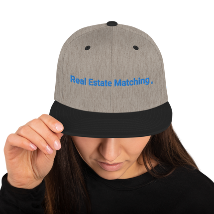 Ireland Snapback Hat Real Estate Matching with 3 Logos