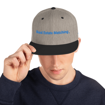 Poland Snapback Hat Real Estate Matching with 3 Logos