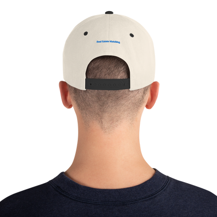 Czech Republic Snapback Hat Real Estate Matching with 3 Logos