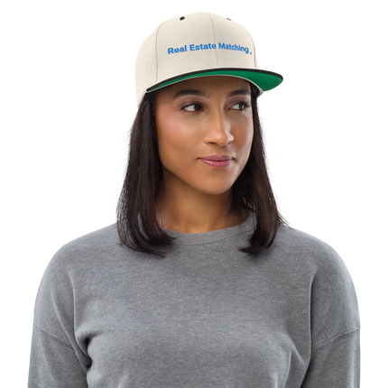 Czech Republic Snapback Hat Real Estate Matching with 3 Logos