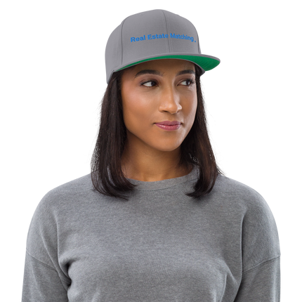 United Kingdom Snapback Hat Real Estate Matching with 3 Logos