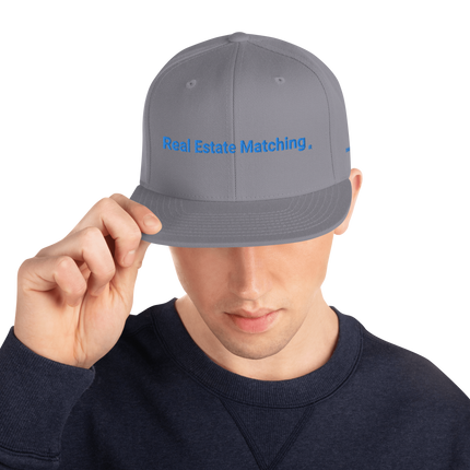 United Kingdom Snapback Hat Real Estate Matching with 3 Logos