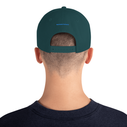 Monaco Snapback Hat Real Estate Partner24 with 3 Logos.