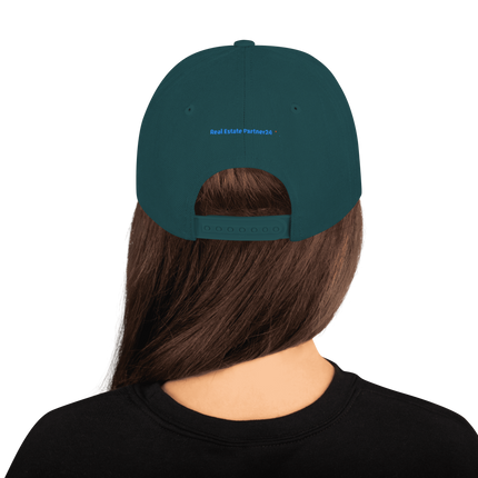Montenegro Snapback Hat Real Estate Partner24 with 3 Logos.