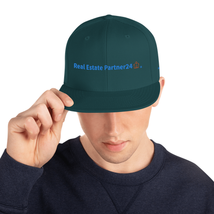 Netherlands Snapback Hat Real Estate Partner24 with 3 Logos.