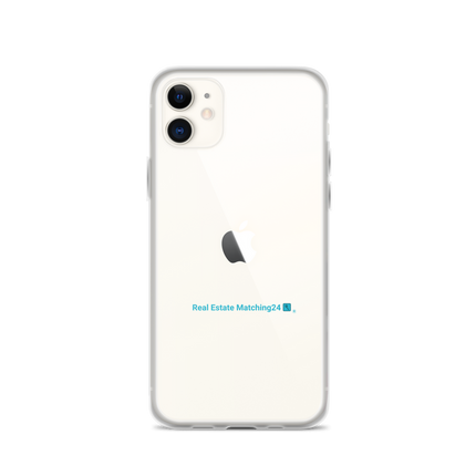 Clear Case for iPhone® with Real Estate Matching24 Logo
