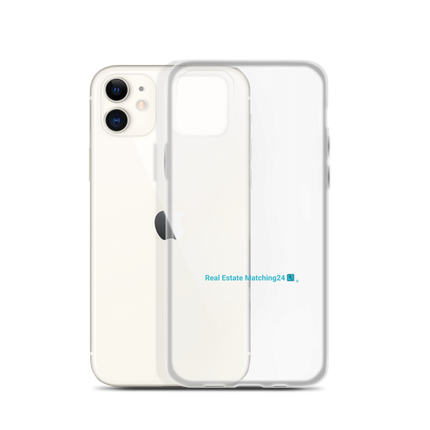 Clear Case for iPhone® with Real Estate Matching24 Logo