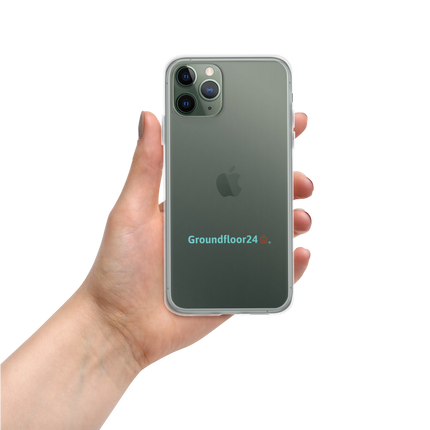 Clear Case for iPhone® with Groundfloor24 Logo