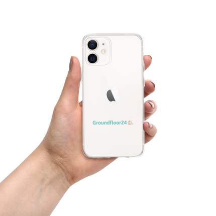 Clear Case for iPhone® with Groundfloor24 Logo