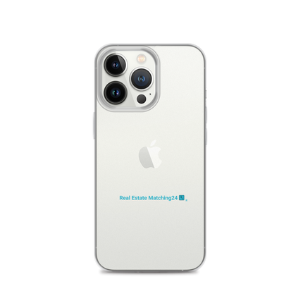 Clear Case for iPhone® with Real Estate Matching24 Logo