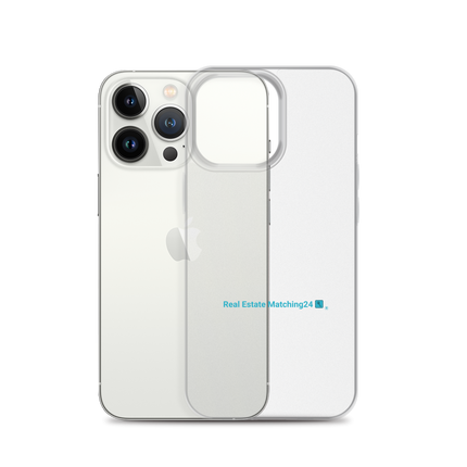 Clear Case for iPhone® with Real Estate Matching24 Logo