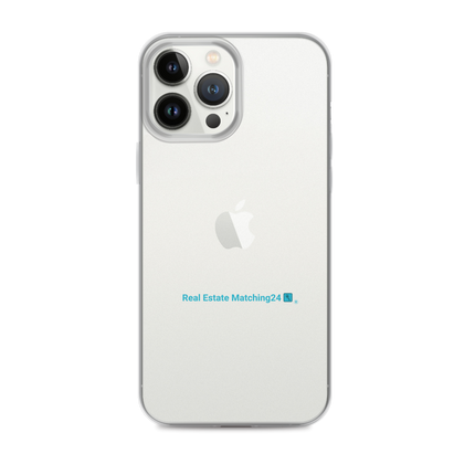Clear Case for iPhone® with Real Estate Matching24 Logo