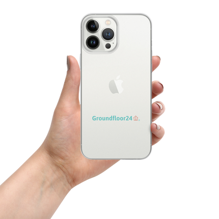 Clear Case for iPhone® with Groundfloor24 Logo