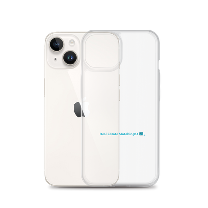 Clear Case for iPhone® with Real Estate Matching24 Logo
