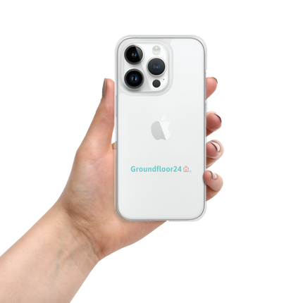Clear Case for iPhone® with Groundfloor24 Logo