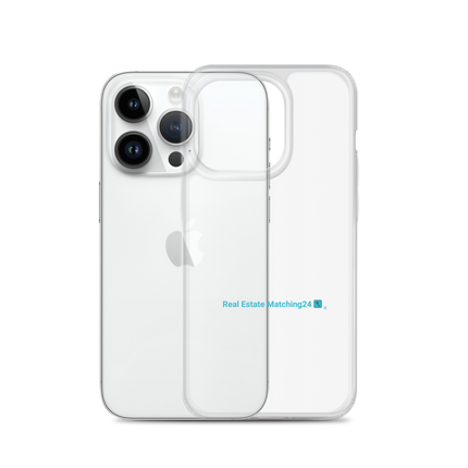 Clear Case for iPhone® with Real Estate Matching24 Logo
