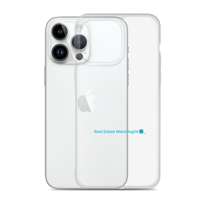 Clear Case for iPhone® with Real Estate Matching24 Logo