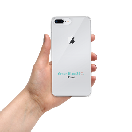 Clear Case for iPhone® with Groundfloor24 Logo