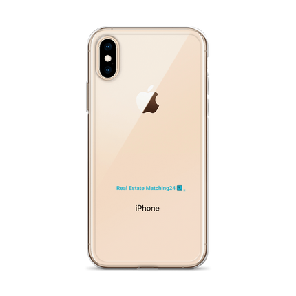 Clear Case for iPhone® with Real Estate Matching24 Logo