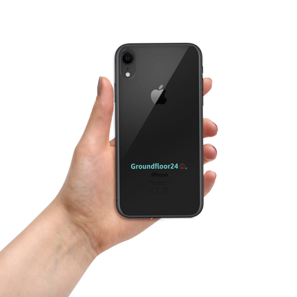 Clear Case for iPhone® with Groundfloor24 Logo