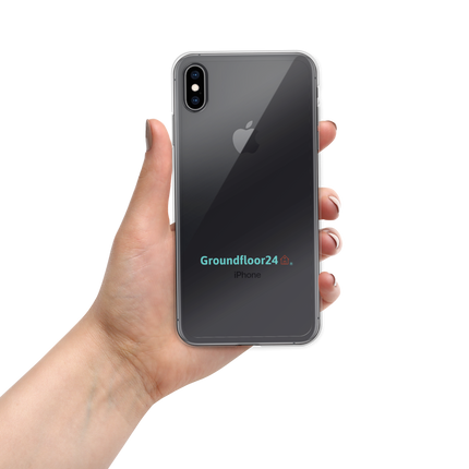 Clear Case for iPhone® with Groundfloor24 Logo