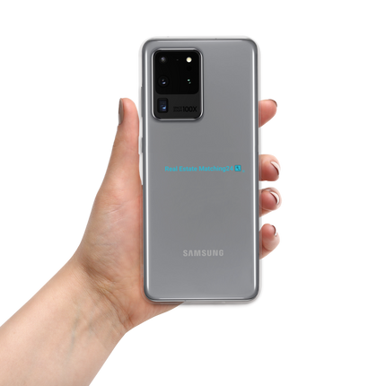 Clear Case for Samsung® with Real Estate Matching24 Logo