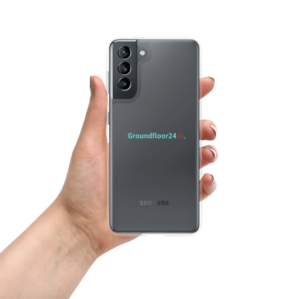 Clear Case for Samsung® with Groundfloor24 Logo