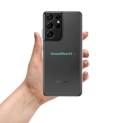 Clear Case for Samsung® with Groundfloor24 Logo