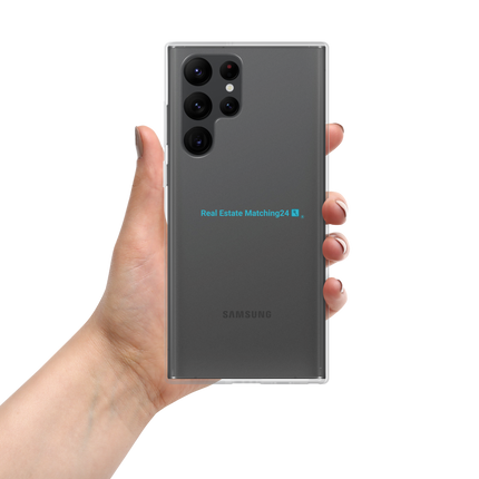 Clear Case for Samsung® with Real Estate Matching24 Logo