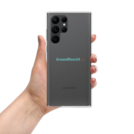 Clear Case for Samsung® with Groundfloor24 Logo