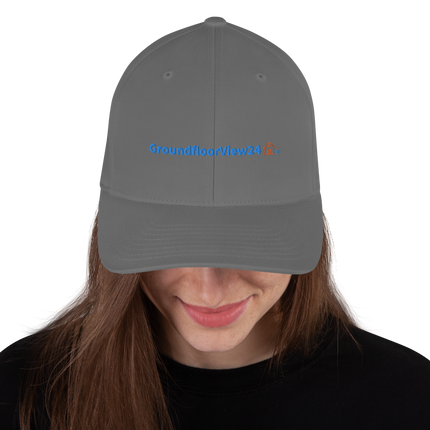 Luxembourg Structured Cap GroundfloorView24 with 3 Logos.