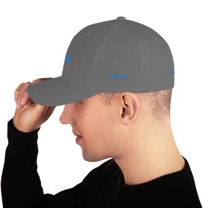 Hungary Structured Cap Groundfloor with 3 Logos.