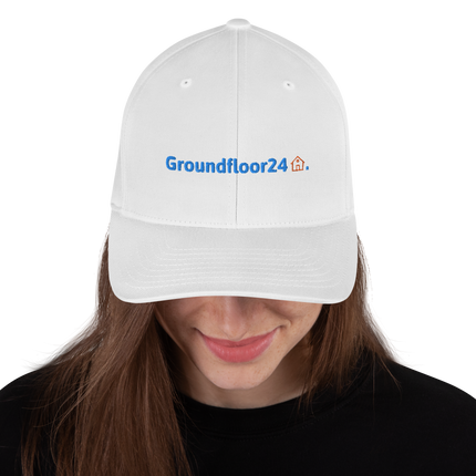Montenegro Structured Cap Groundfloor24 with 3 Logos.
