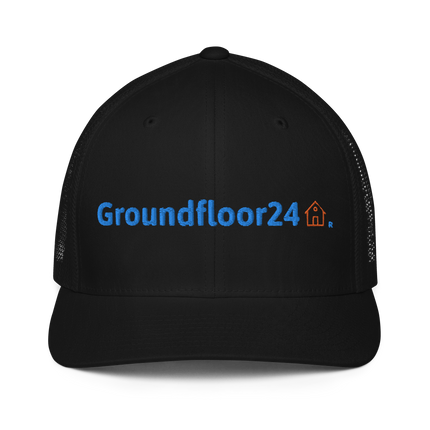 Closed-back trucker cap Groundfloor24 with Logo.