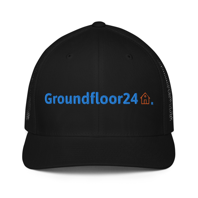 Closed-back trucker cap Groundfloor24 with Logo.