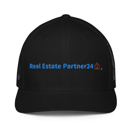Closed-back trucker cap Real Estate Partner24 with Logo.
