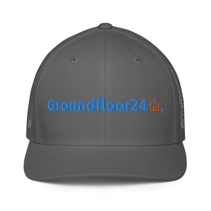 Closed-back trucker cap Groundfloor24 with Logo.