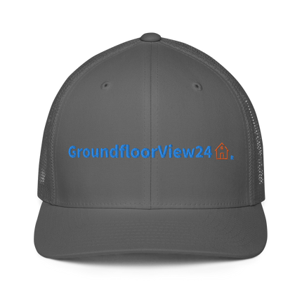 Closed-back trucker cap GroundfloorView24 with Logo.