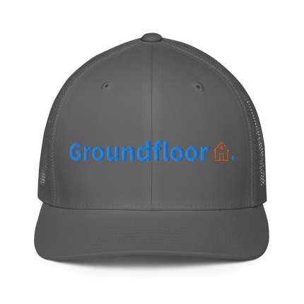 Closed-back trucker cap Groundfloor24 with Logo.