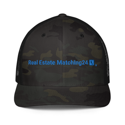 Closed-back trucker cap Real Estate Matching24 with Logo.