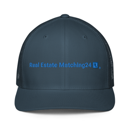 Closed-back trucker cap Real Estate Matching24 with Logo.