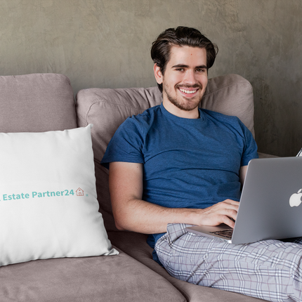 Premium Pillow Case with Groundfloor24 Logo