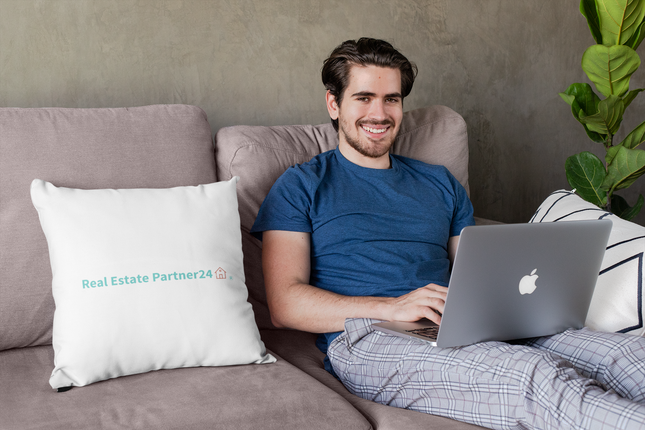 Premium Pillow Case with Groundfloor24 Logo