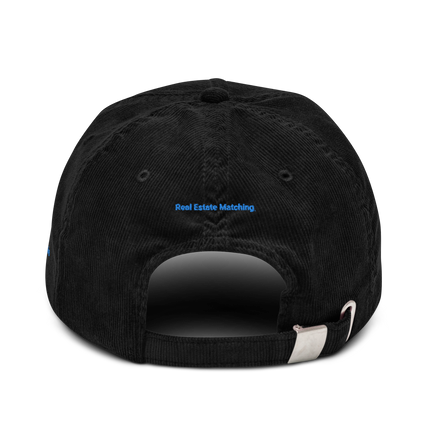North Macedonia Corduroy Hat Real Estate Matching with 3 Logos