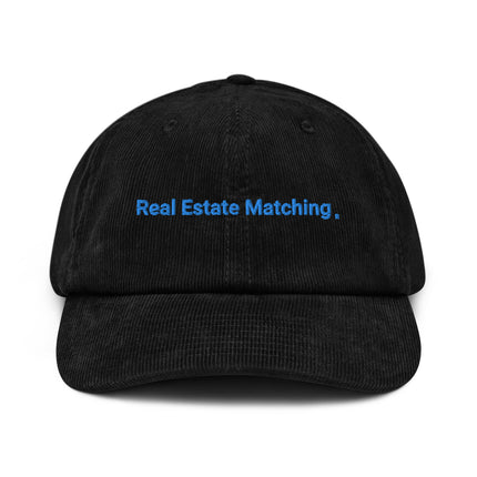 Bulgaria Corduroy Hat Real Estate Matching with 3 Logos