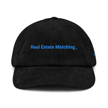 North Macedonia Corduroy Hat Real Estate Matching with 3 Logos